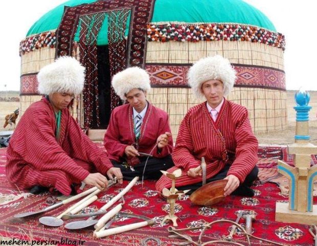 تلپک، کلاه پشمی مردان ترکمن
