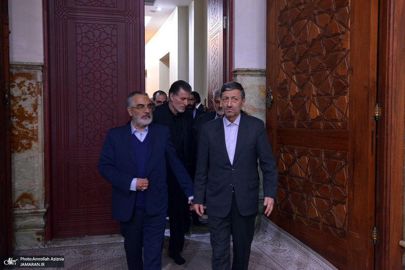 تجدید میثاق رئیس، معاونان و کارکنان ستاد فرمان اجرایی حضرت امام با آرمان های بنیانگذار جمهوری اسلامی