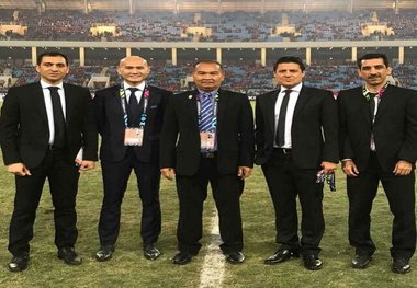 قضاوت فغانی در فینال سوزوکی‌کاپ
