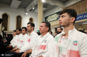 دیدار قهرمانان و مدال‌آوران ورزشی و المپیادهای علمی جهانی با رهبر معظم انقلاب