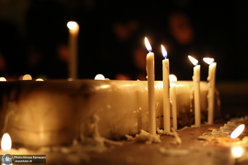 مراسم شام غریبان در میدان امام حسین (ع)