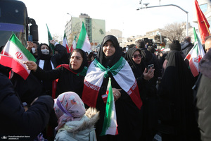 حضور سید حسن خمینی در اجتماع بزرگ مردم تهران