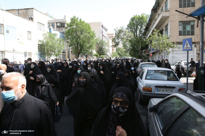 مراسم تشییع آیت الله سید مهدی موسوی بجنوردی (ره) در تهران