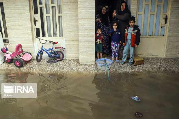 ۷۳۰ خانوار خرمشهری درگیر آبگرفتگی امدادرسانی شدند