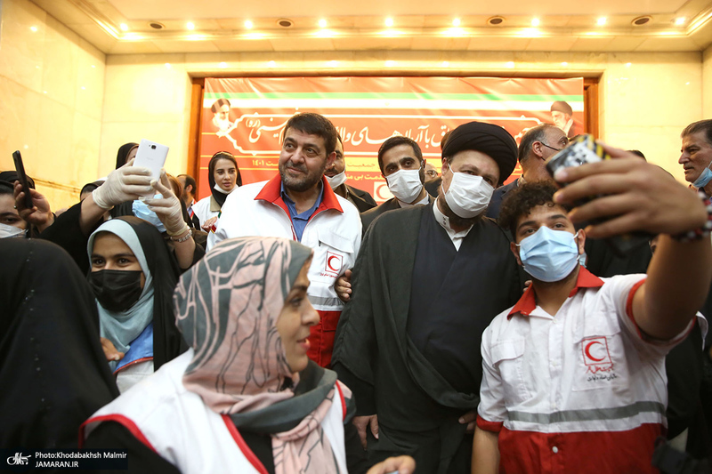 تجدید میثاق اعضا و مسئولان هلال‌احمر با آرمان‌های امام خمینی (س)