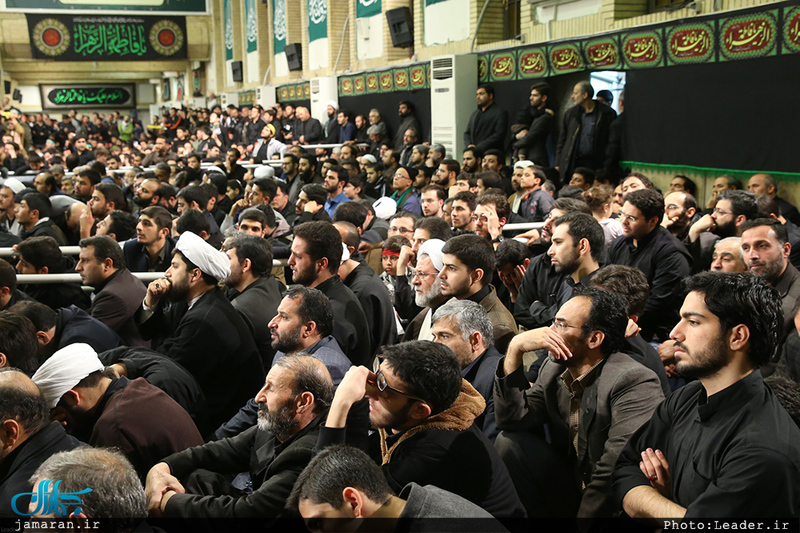 آخرین شب مراسم عزاداری حضرت فاطمه‌زهرا(س) در حسینیه امام خمینی 