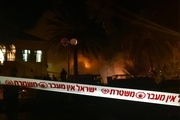 انفجار شدید و آتش سوزی در جنوب تل آویو+ تصاویر