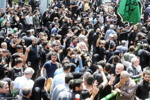 تشییع باشکوه پیکر رئیس جمهوری و یارانش در تهران-8
