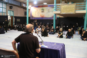مراسم عزاداری در صبح روز تاسوعا در حسینیه جماران‎ 