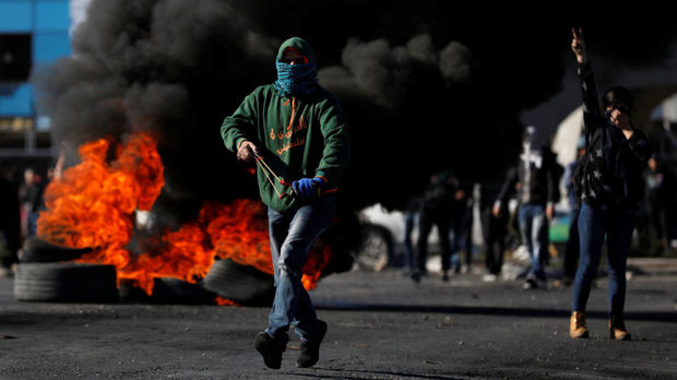 درگیری‌ شدید معترضان فلسطینی‌ با نیروهای صهیونیستی در بیت لحم