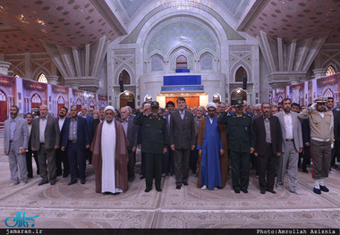 تجدید میثاق جمعی از بازنشستگان فرماندهی حفاظت سپاه با آرمان های حضرت امام(س)