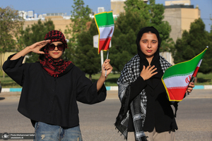 رزمایش «دختران جان‌فدای ایران» در فسا