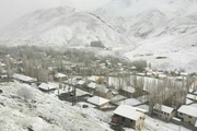 بارش برف 10 روستای لاریجان آمل را سفیدپوش کرد