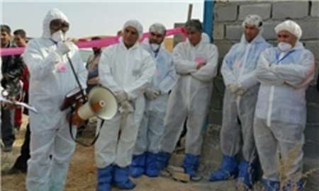 مانور فرضی مقابله با آنفلوآنزای فوق حاد پرندگان در نیکشهر برگزار شد