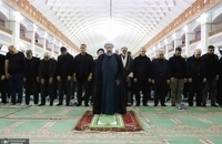 حضور پزشکیان در نماز ظهر عاشورا در مصلی امام خمینی(ره) تبریز (5)