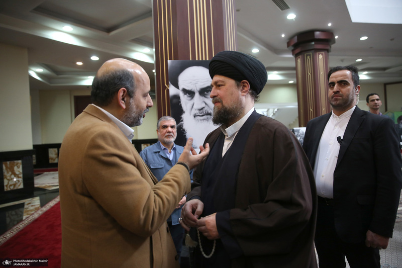 تجدید میثاق رئیس و جمعی از مدیران سازمان صداوسیما با آرمان‌های امام خمینی(س)-2