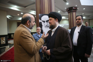 تجدید میثاق رئیس و جمعی از مدیران سازمان صداوسیما با آرمان‌های امام خمینی(س)-2