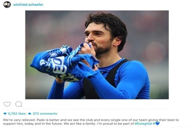 پست سرمربی استقلال در حمایت از پادوانی/عکس
