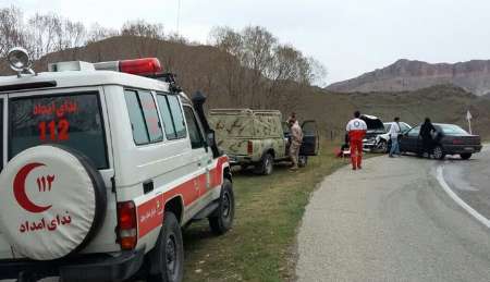 امدادگران جمعیت هلال احمر استان ایلام به 57 حادثه رانندگی امدادرسانی کردند