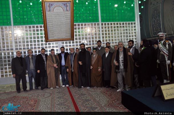 جمعی از مداحان سراسر کشور به مقام امام راحل ادای احترام کردند