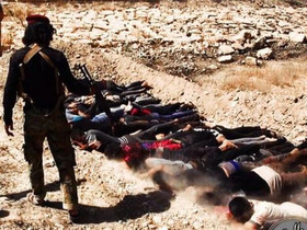 انتشار تصاویر اعدام دسته جمعی از سوی داعش در عراق