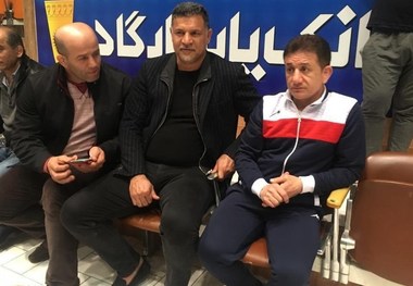 حضور علی دایی در تمرین تیم ملی کشتی آزاد+ عکس
