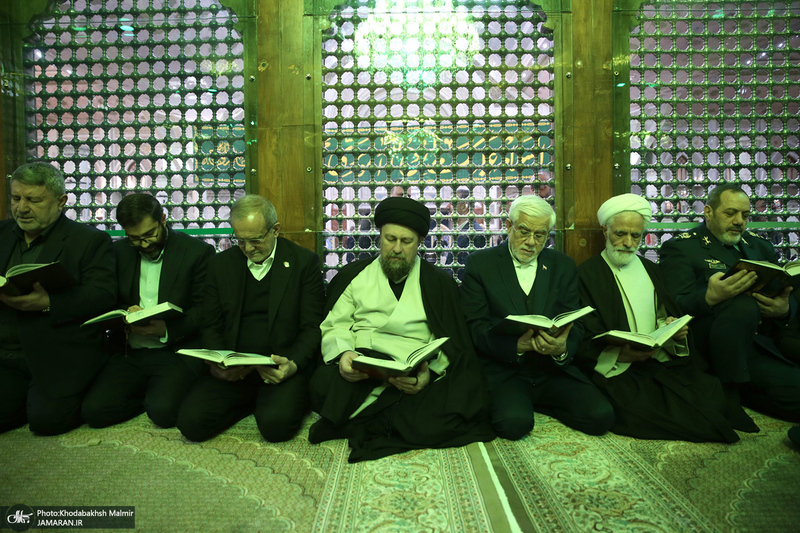 تجدید میثاق اعضای هیئت دولت با آرمان های امام خمینی (س) -1