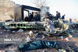 تصاویری از سقوط «بوئینگ ۷۳۷ مکس» اوکراینی در پرند 