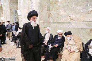 مراسم بزرگداشت همسر آیت الله جوادی آملی در مسجد اعظم قم