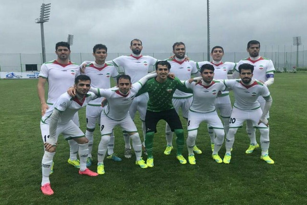 سومی تیم فوتبال ناشنوایان ایران در قهرمانی آسیا