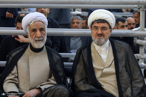حضور شخصیت های سیاسی و لشکری  در سی و پنجمین سالگرد ارتحال حضرت امام خمینی (س) -1