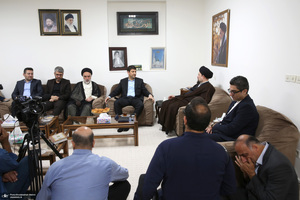 دیدار وزیر و معاونین وزارت ارتباطات با سید حسن خمینی