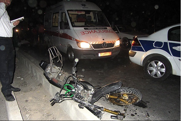 کشته شدن یک راکب موتورسیکلت سوار نوجوان در گناوه