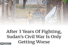 پس از ۳ سال جنگ، جنگ داخلی سودان تنها بدتر می‌شود