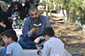 مراسم پرفیض دعای عرفه در قطعه ۲۹ بهشت زهرا(س)