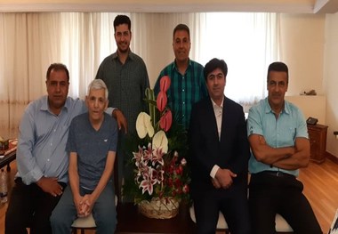 عیادت رئیس کمیته داوران از پیشکسوت داوری
