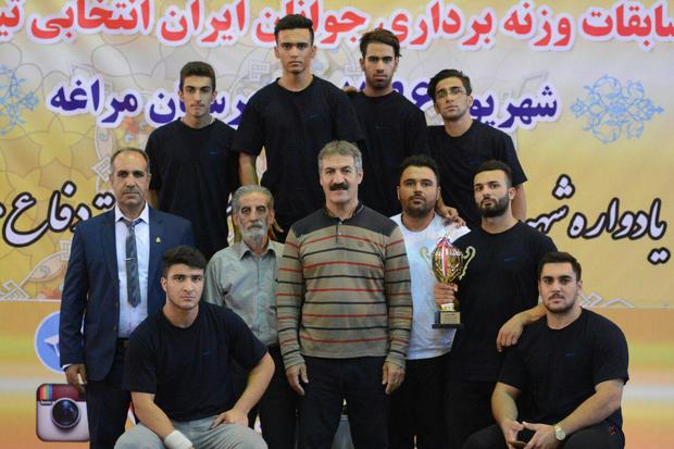 خوزستان قهرمان مسابقات وزنه برداری جوانان کشور در مراغه شد