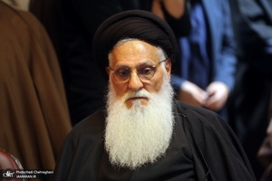 حضور سید حسن خمینی در مدرسه علمیه آیت الله العظمی خوانساری(ره)