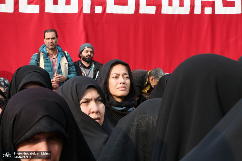 مراسم تشييع شهيد درياسالار علی شمخانی در امام زاده صالح (ع)