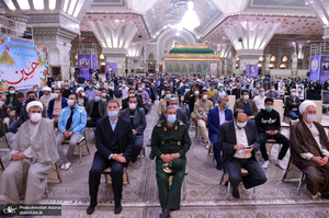 مراسم جشن اعیاد شعبانیه و گرامیداشت روز پاسدار در حرم مطهر امام خمینی (س)