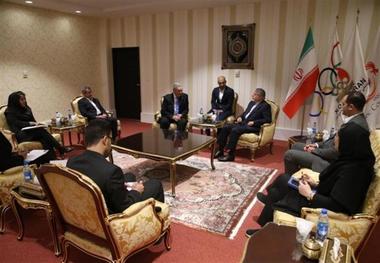  نایب رئیس فدراسیون جهانی شمشیربازی با صالحی‌امیری دیدار کرد
