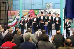 مراسم سی و سومین سالگرد شهدای گردان علی اکبر (ع) در حسینیه جماران‎‎