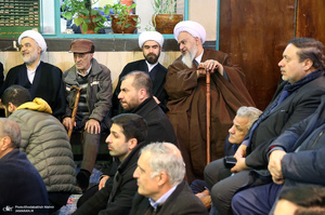 مراسم بزرگداشت آیت الله موسوی بجنوردی (ره) در حسینیه جماران - 2