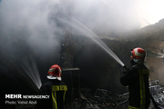 آتش سوزی در بازار تبریز با تلاش آتش نشانان اطفا شد
