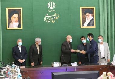 تقدیر قالیباف از مدال آوران المپیک 2020 توکیو 
