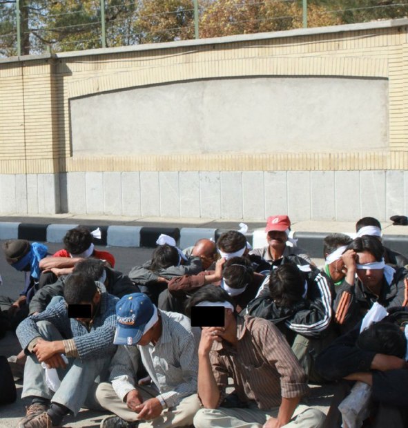 دستگیری 76 نفر اراذل و اوباش در حاشیه شهر مشهد