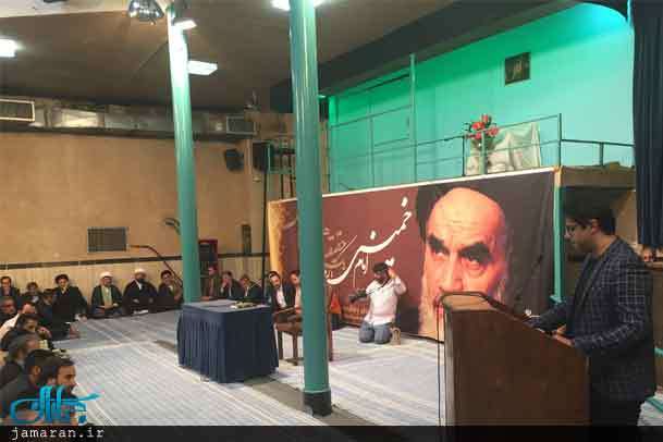 فیلم/حجت اشرف زاده در حال اجرای یکی از غزل های اشعار امام در حسینیه جماران