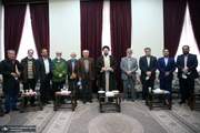 دیدار شورای مرکزی انجمن اسلامی مدرسین دانشگاه‌ها با سید حسن خمینی
