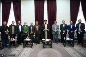 شورای مرکزی انجمن اسلامی مدرسین دانشگاه‌ها با سید حسن خمینی