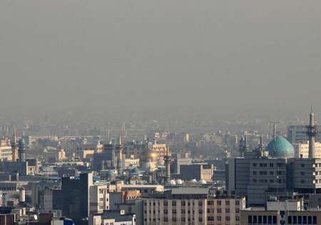 کیفیت هوای چهار منطقه مشهد در وضعیت هشدار